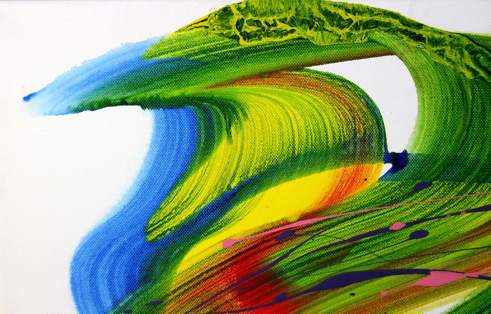 Acrylic painting Spring Wind Anatoliy Menkiv - 4