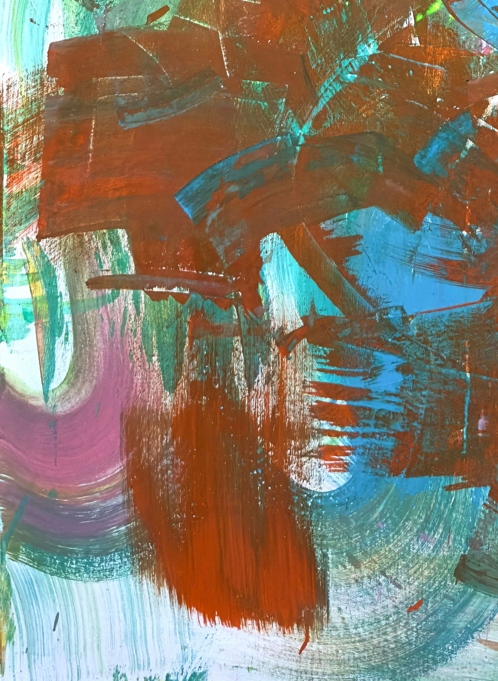 Acrylic painting Tangerine Embrace Anatoliy Menkiv - 8