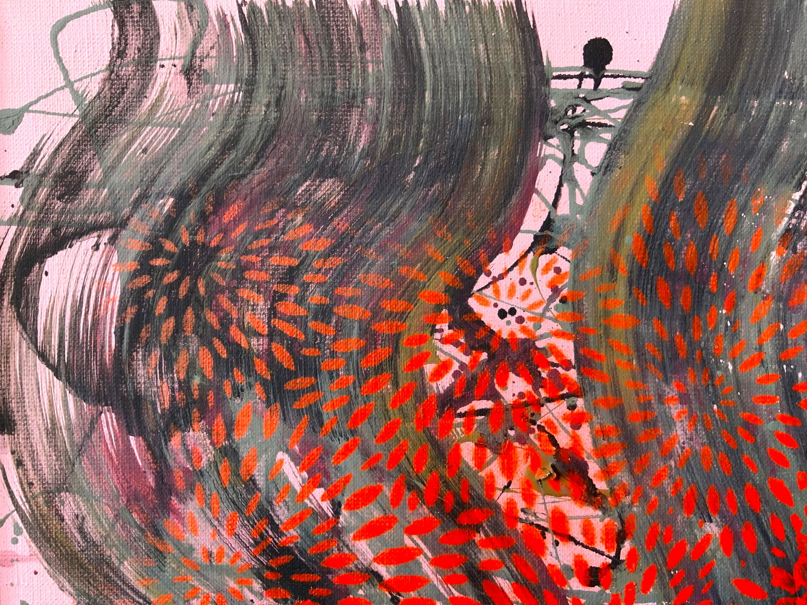 Acrylic painting Lines tomorrow Anatoliy Menkiv - 2