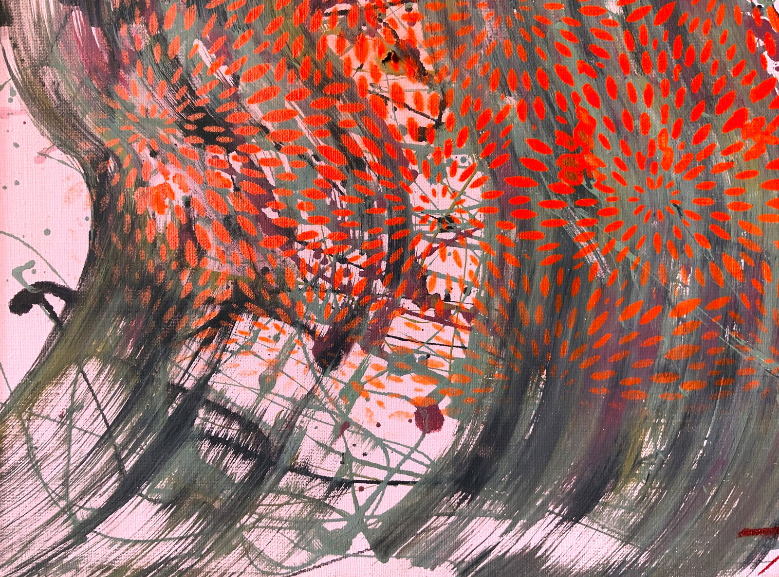 Acrylic painting Lines tomorrow Anatoliy Menkiv - 4