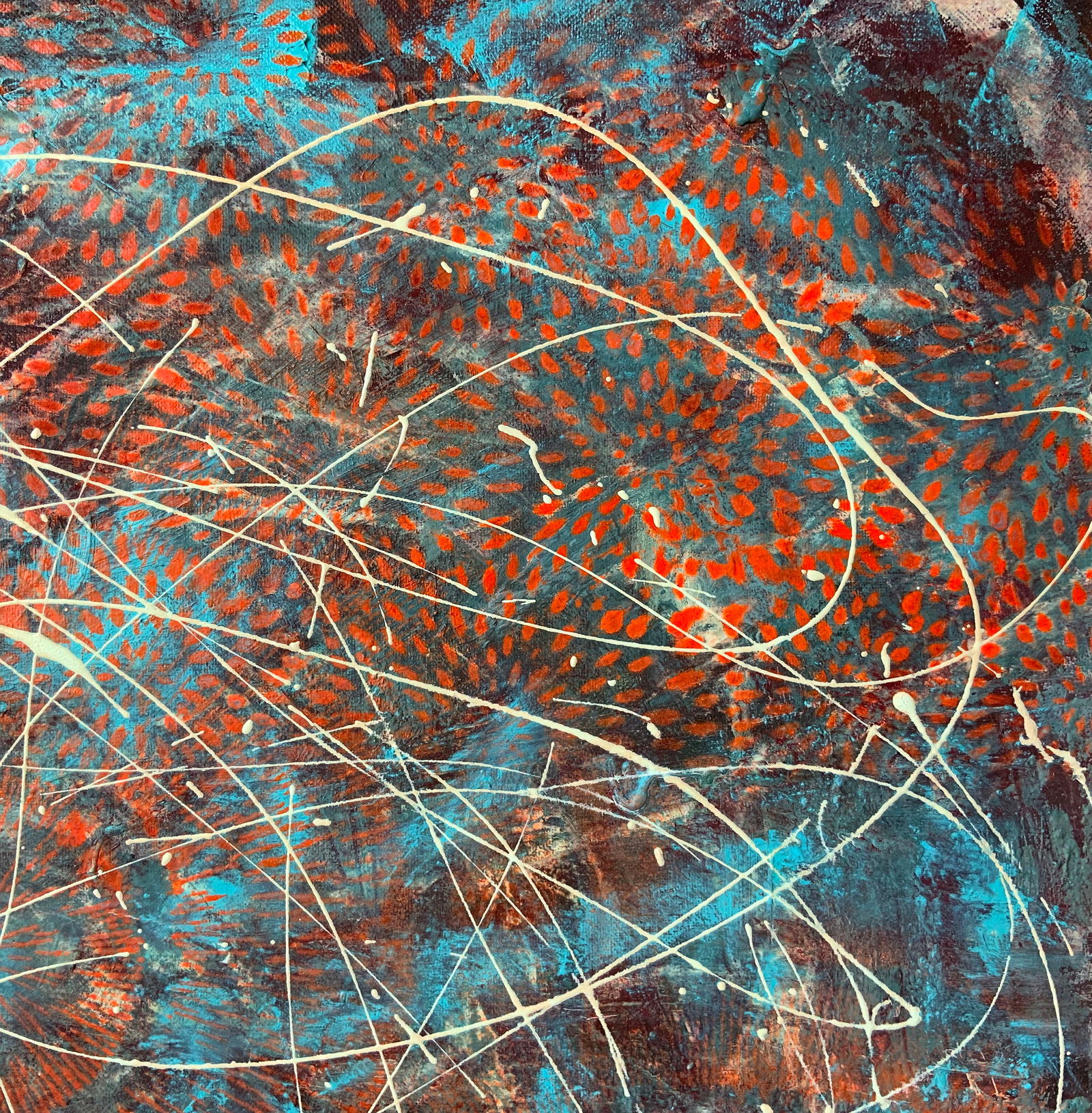 Acrylic painting Lines of fate Anatoliy Menkiv - 3