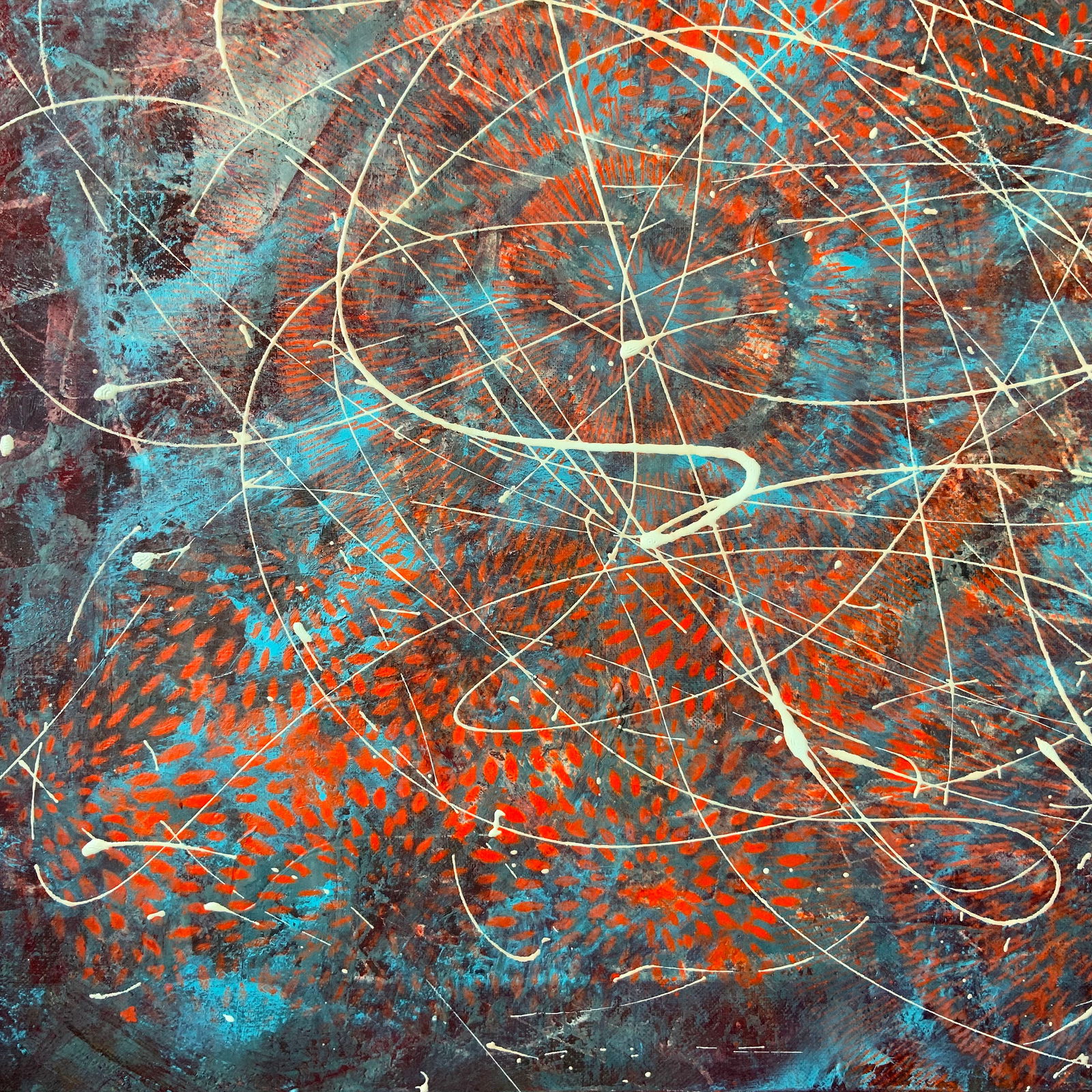 Acrylic painting Lines of fate Anatoliy Menkiv - 5