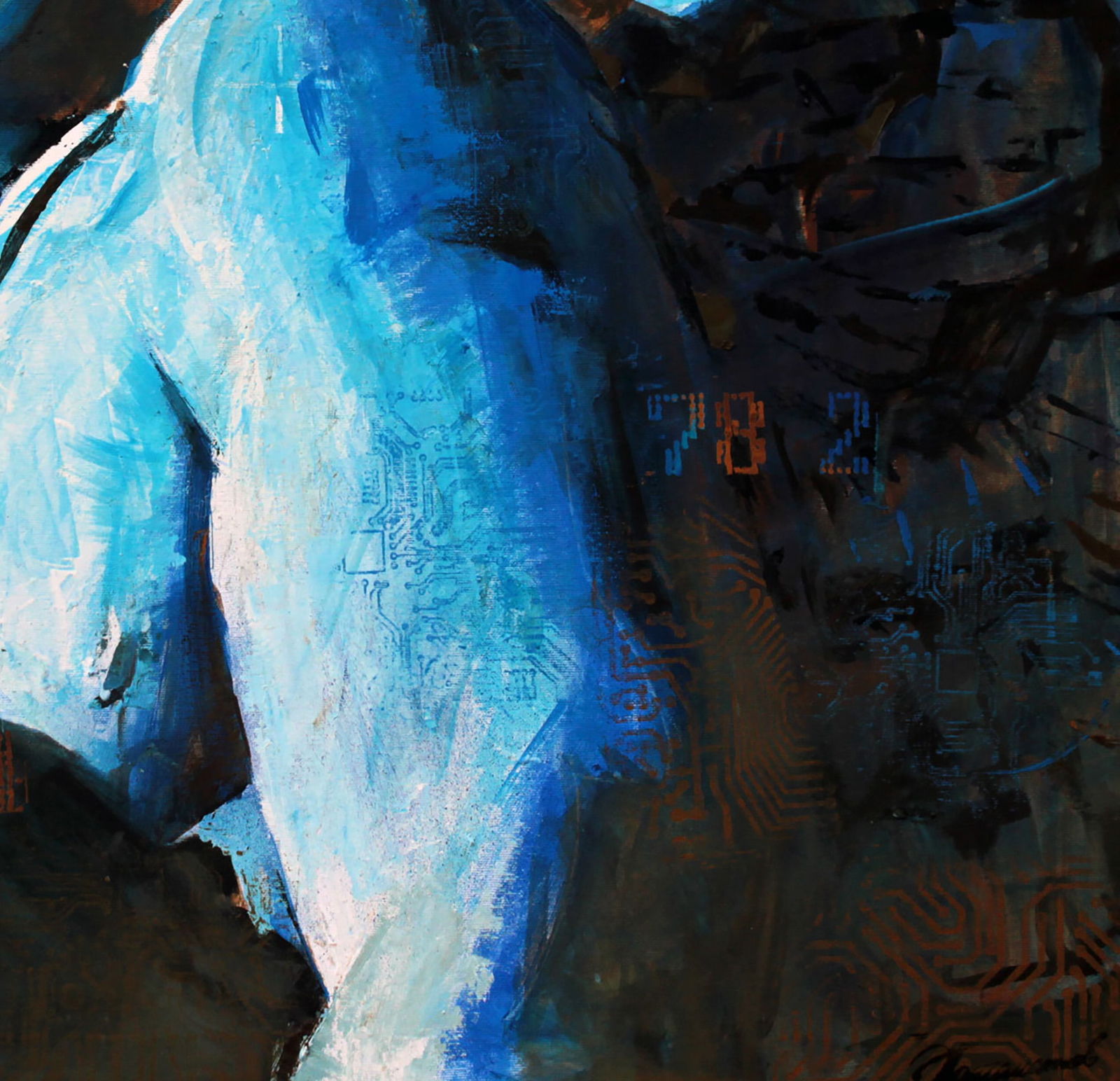 Oil painting Angel Ed Potapenkov - 5