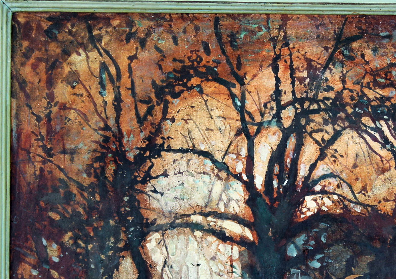 Oil painting One day in the park Ed Potapenkov - 2