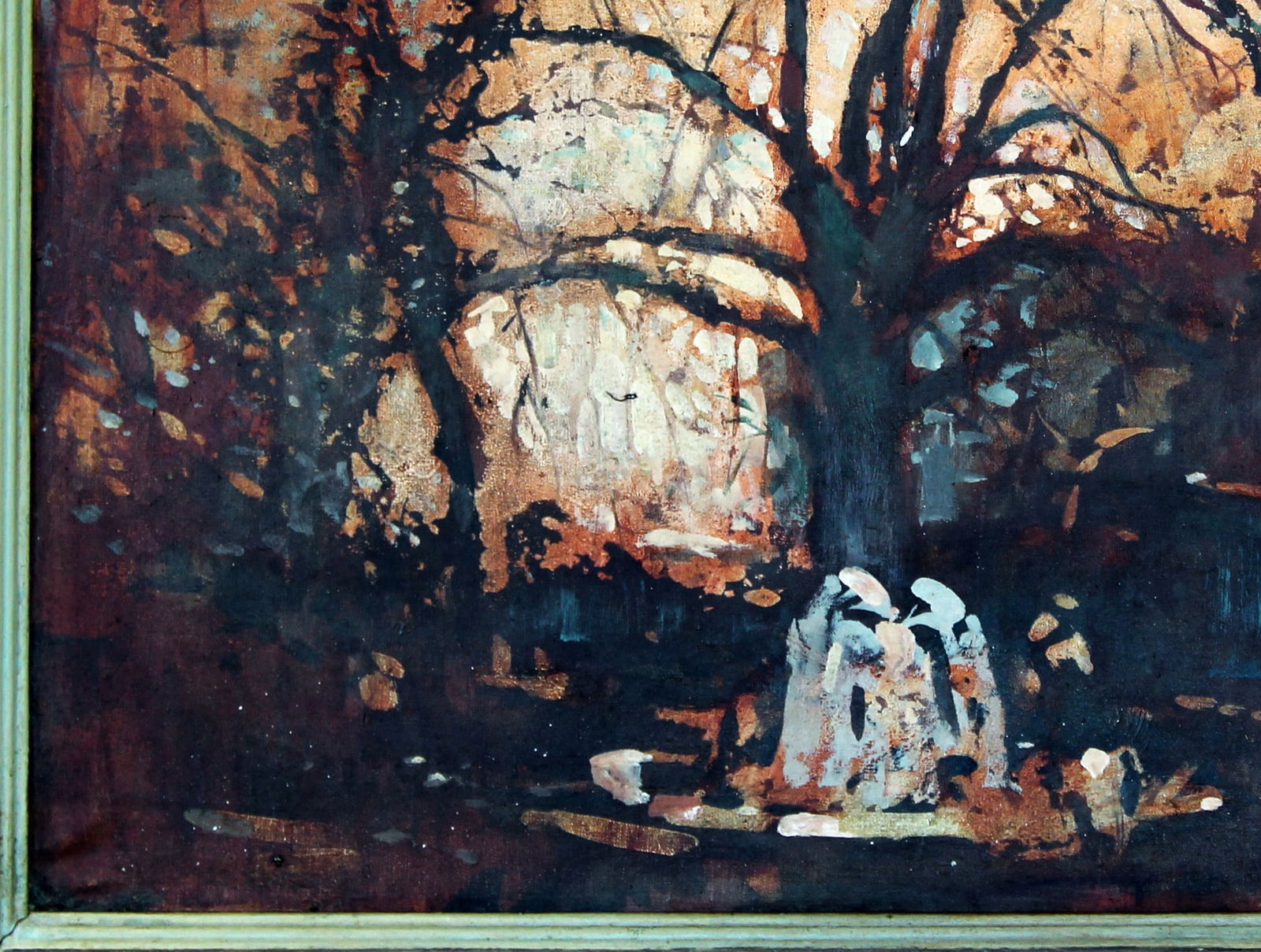 Oil painting One day in the park Ed Potapenkov - 4