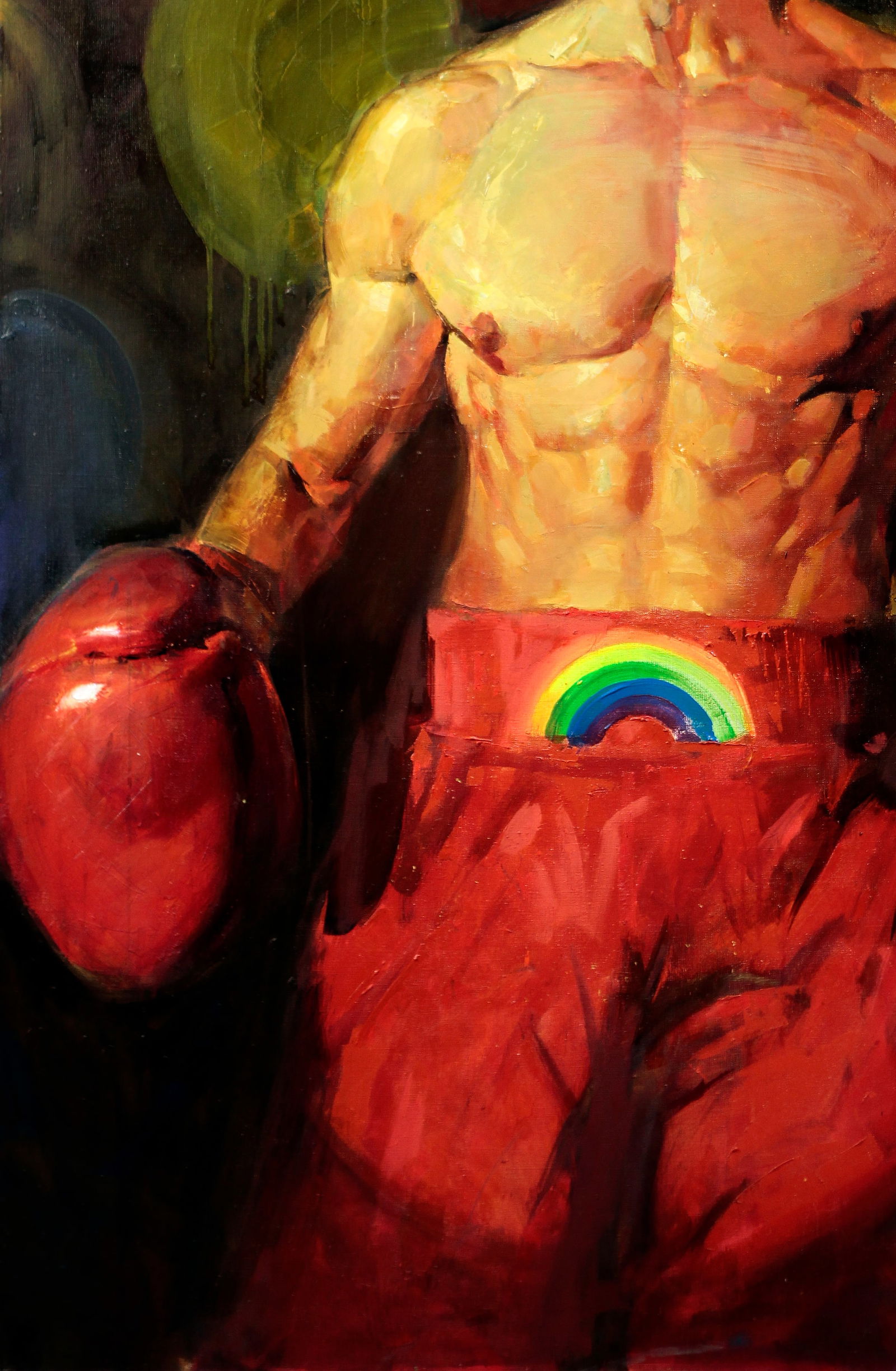 Oil painting Red cloun Ed Potapenkov - 4