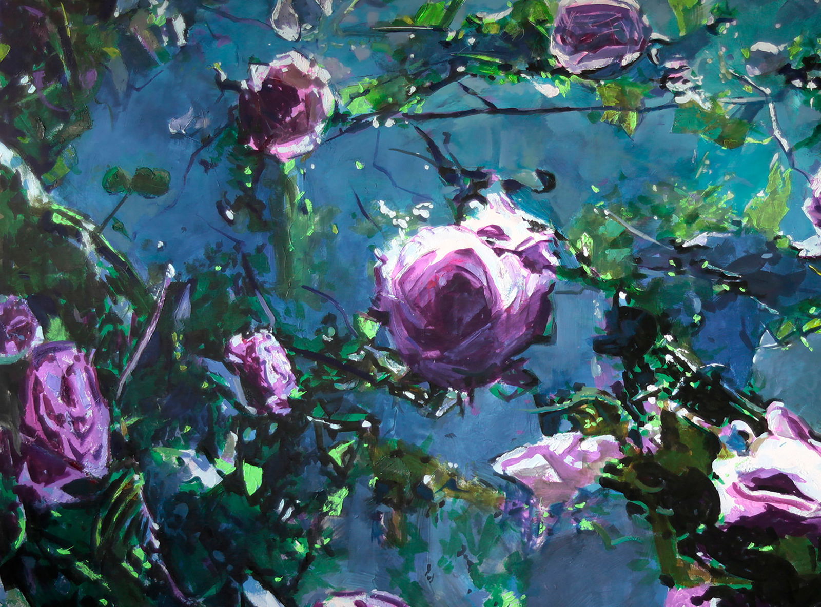 Oil painting Roses Ed Potapenkov - 2