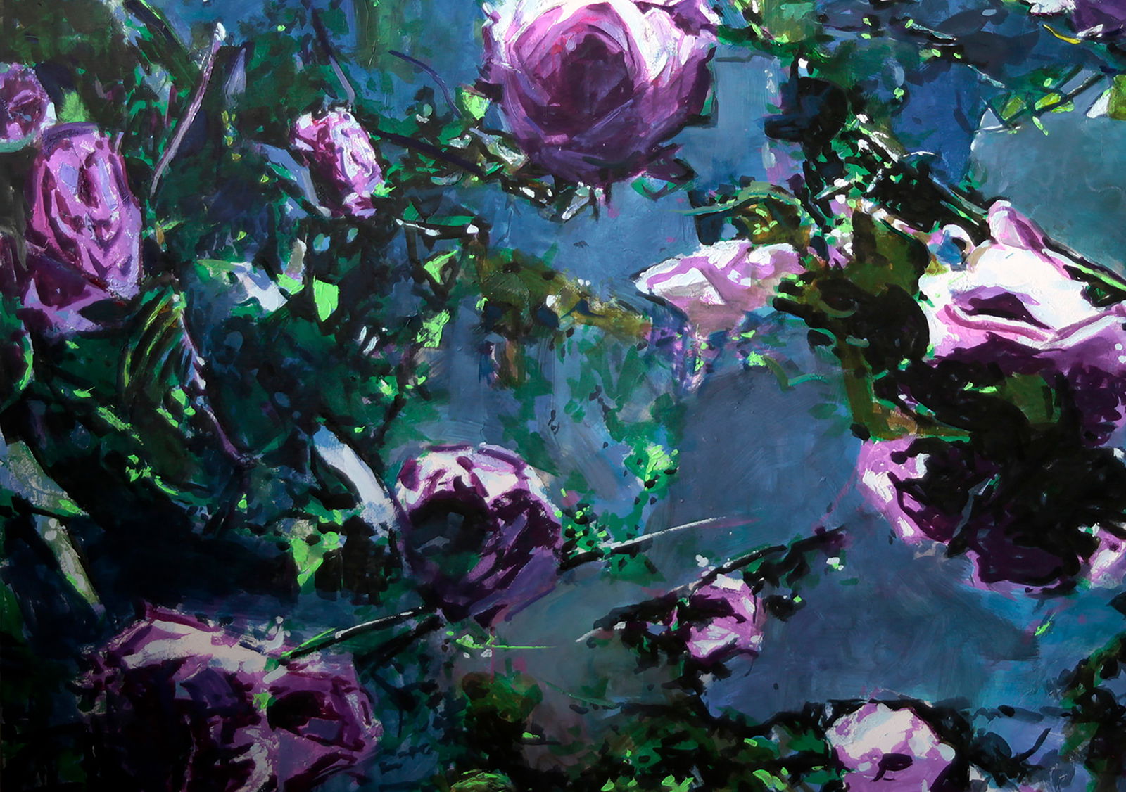 Oil painting Roses Ed Potapenkov - 4