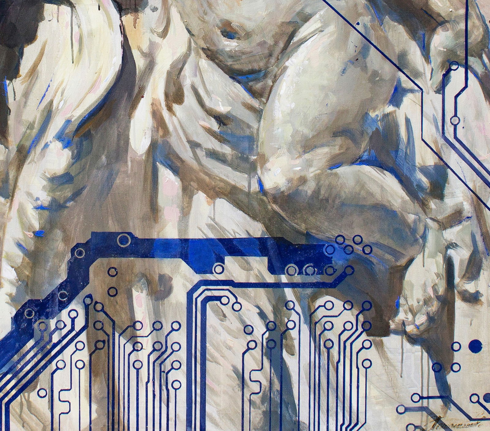 Oil painting System angels Ed Potapenkov - 5