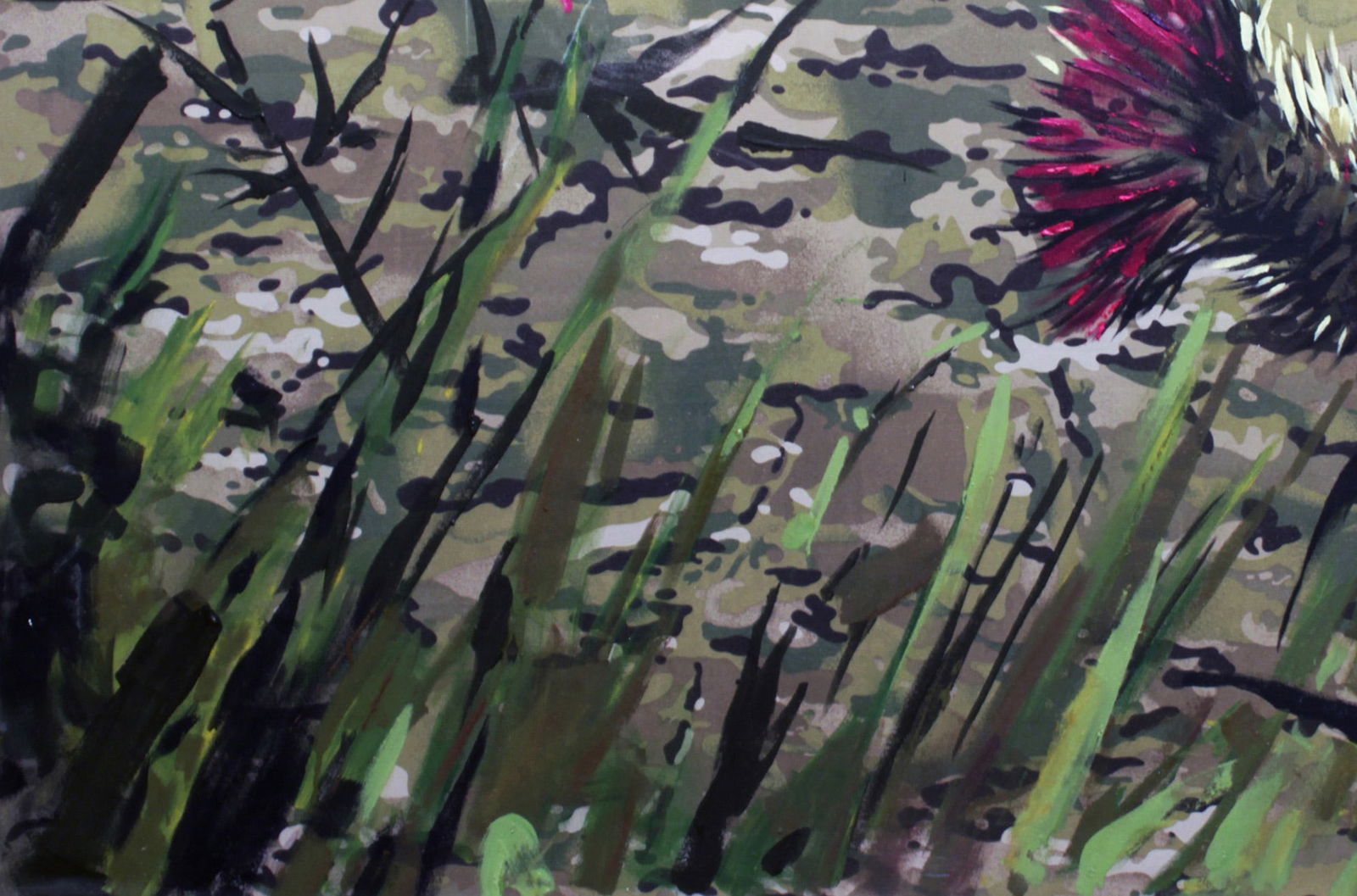 Oil painting Thistles Ed Potapenkov - 4