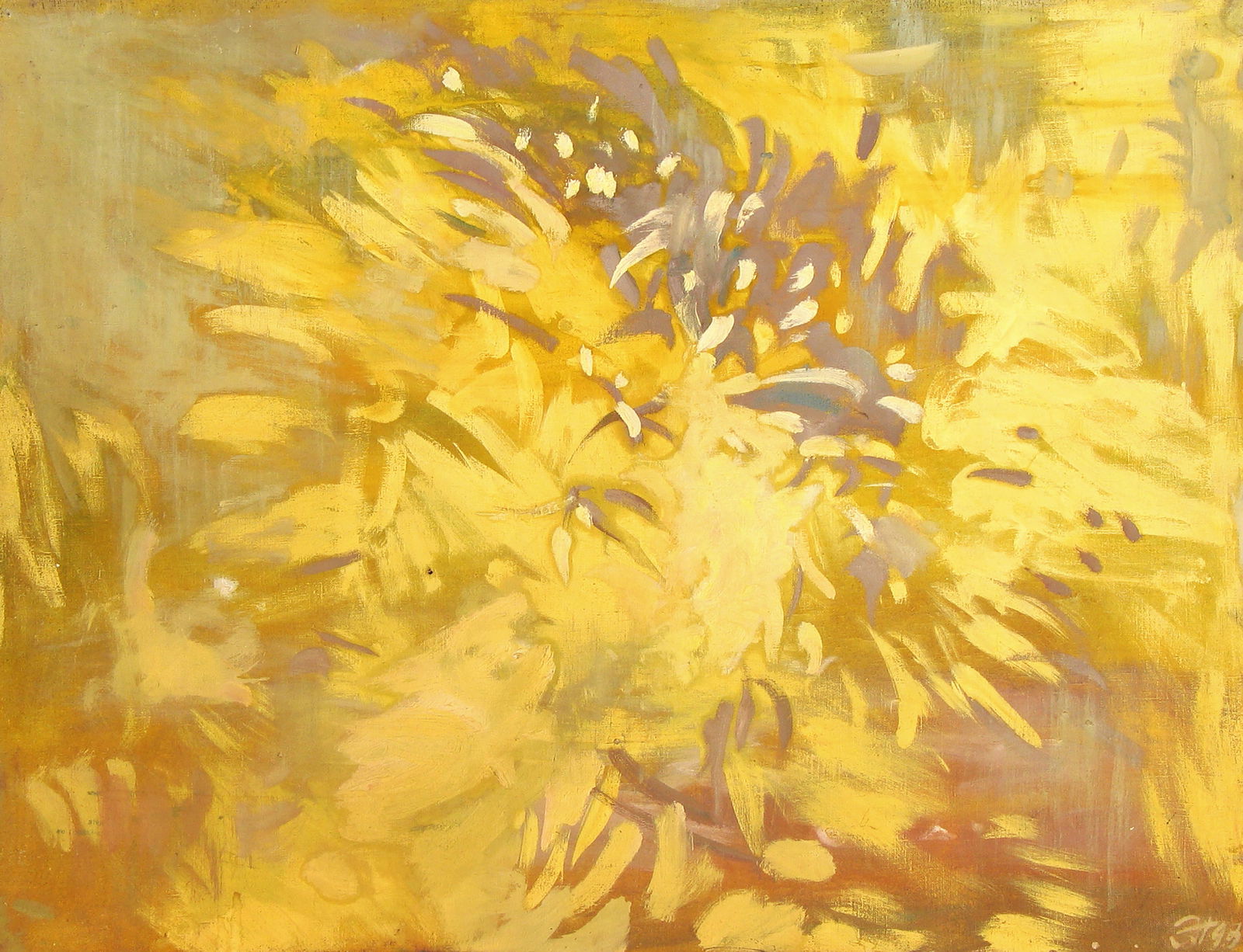 Oil painting Yellow Ed Potapenkov (1 of 5)
