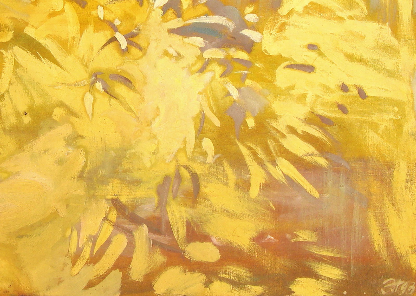 Oil painting Yellow Ed Potapenkov - 5