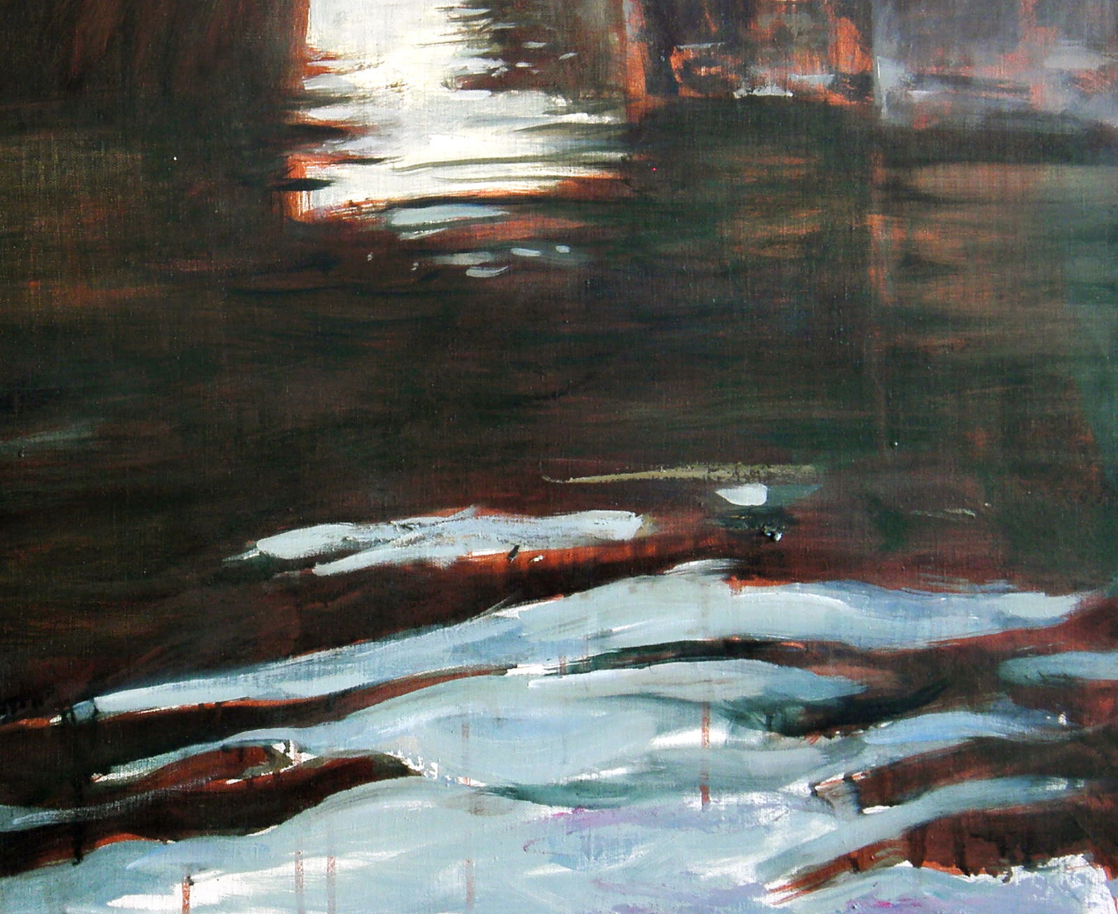 Oil painting Under the bridge Ed Potapenkov - 5