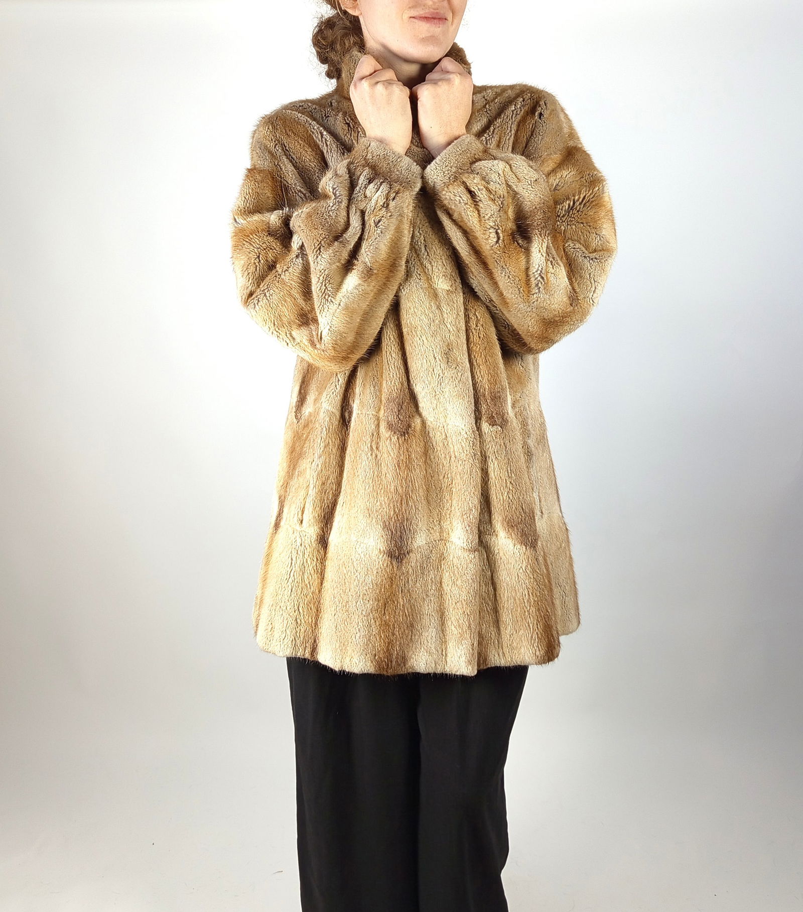 BISAM FUR JACKET EU: XL - US:20 - 3