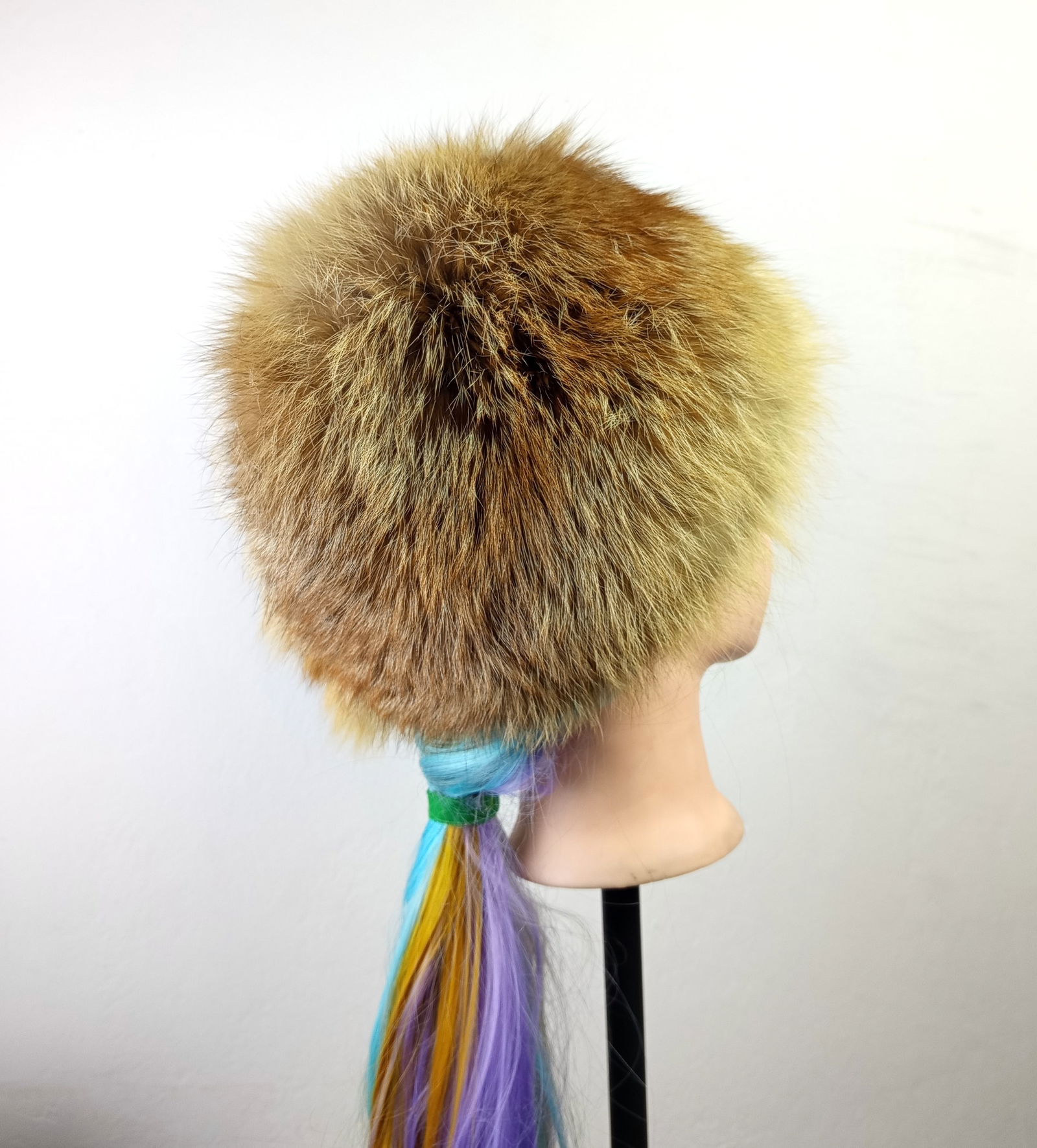 RED FOX FUR HAT - 5