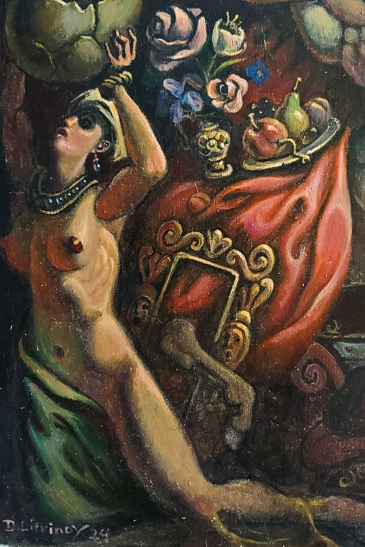 Oil painting Greek Holiday Daniil Litvinov - 2