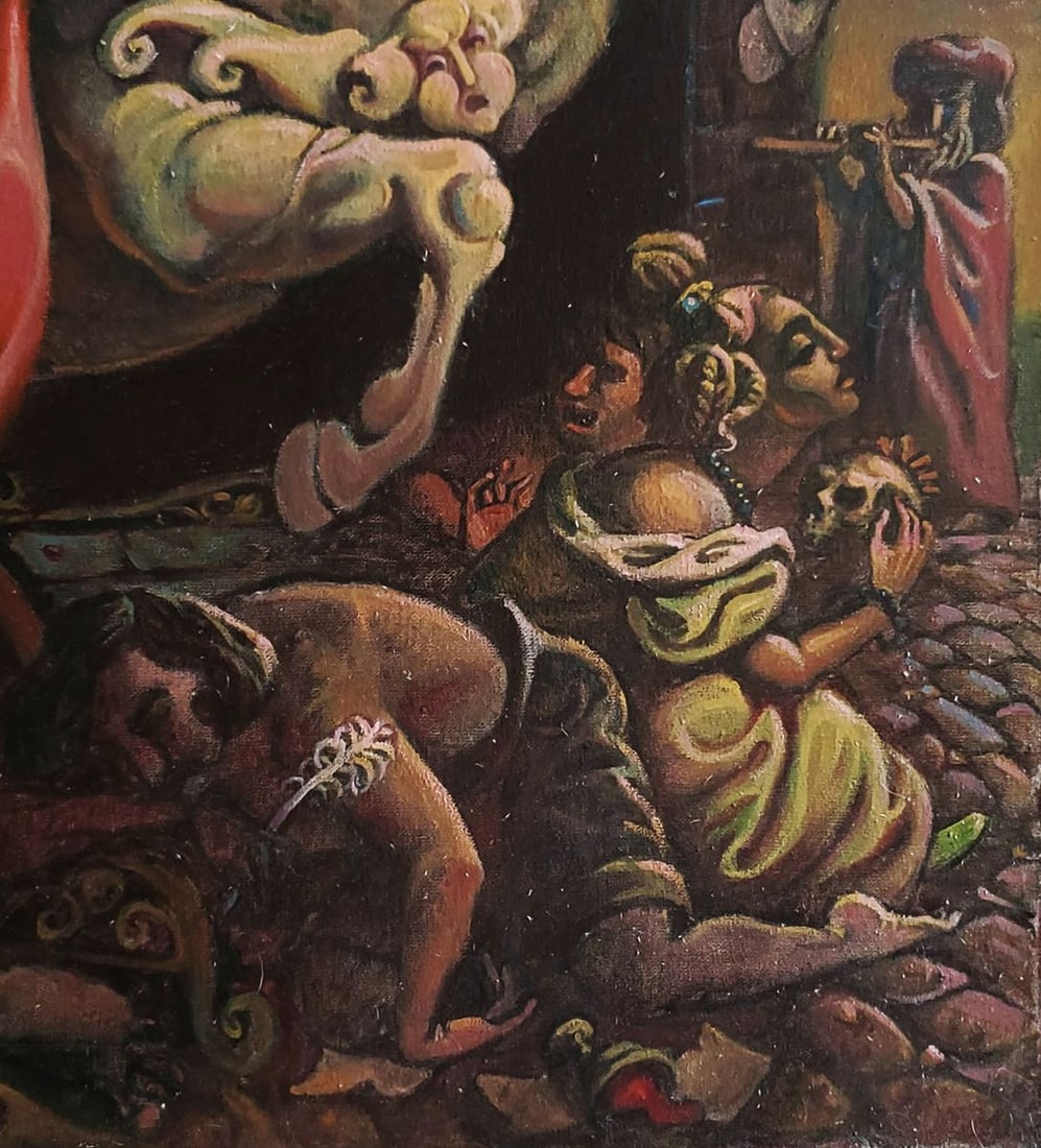 Oil painting Greek Holiday Daniil Litvinov - 6