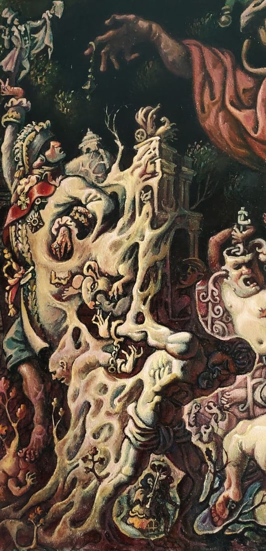 Oil painting Rebirth from Chaos Daniil Litvinov - 10