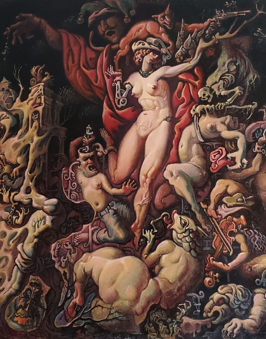 Oil painting Rebirth from Chaos Daniil Litvinov - 11