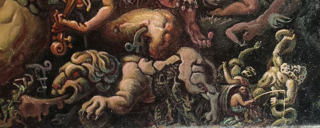 Oil painting Rebirth from Chaos Daniil Litvinov - 3