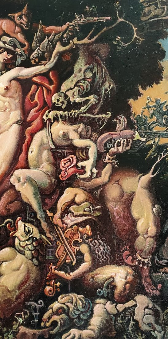 Oil painting Rebirth from Chaos Daniil Litvinov - 4