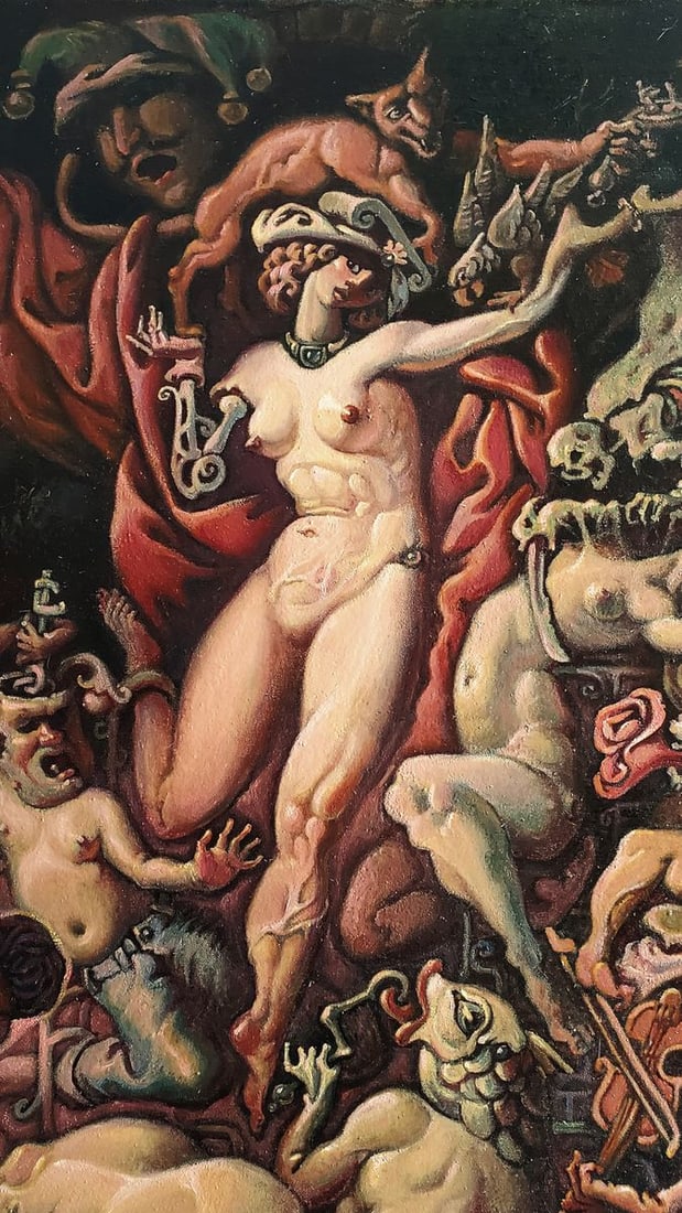 Oil painting Rebirth from Chaos Daniil Litvinov - 7