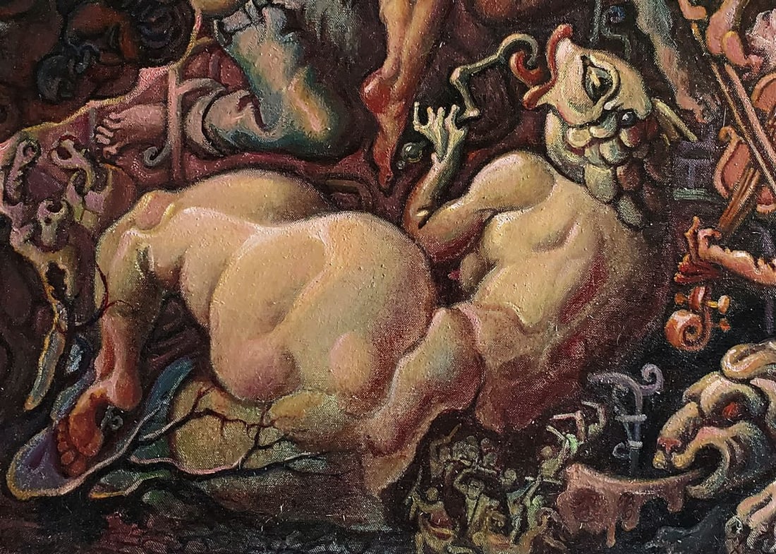 Oil painting Rebirth from Chaos Daniil Litvinov - 9