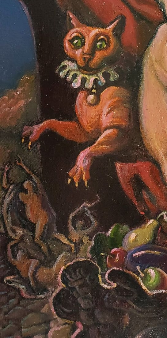 Oil painting Dance in Crimson Daniil Litvinov - 3