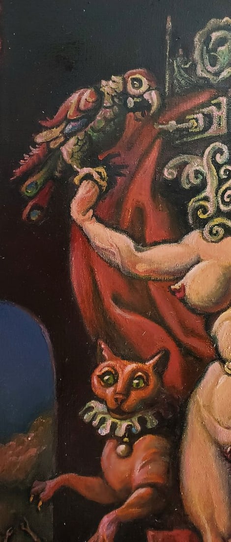 Oil painting Dance in Crimson Daniil Litvinov - 4