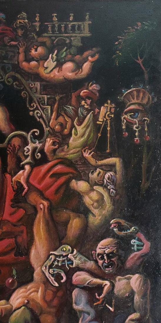 Oil painting Dance in Crimson Daniil Litvinov - 6