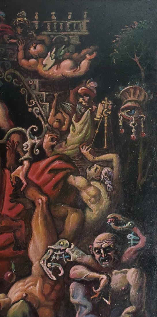 Oil painting Dance in Crimson Daniil Litvinov - 7