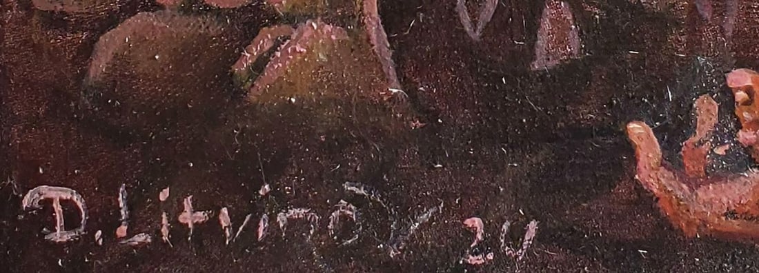 Oil painting Dance in Crimson Daniil Litvinov - 8