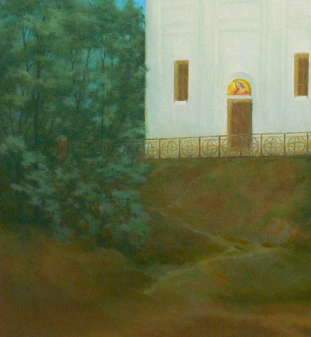 Oil painting Church of St. Nicholas Vasily Korkishko - 3