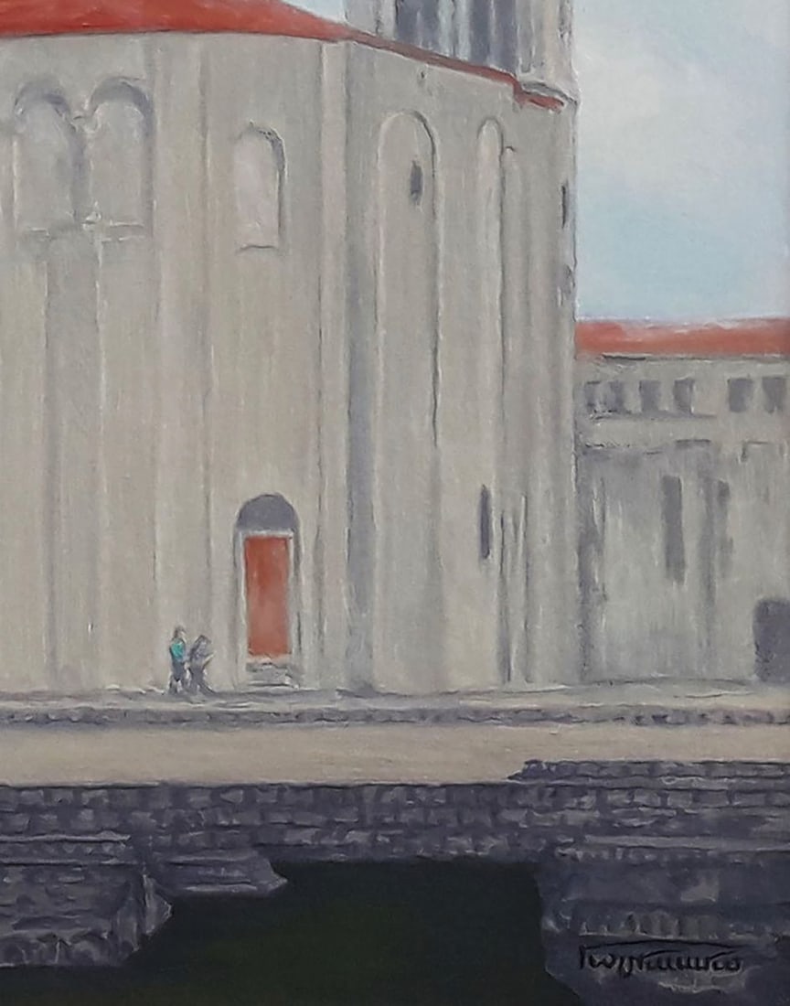 Oil painting Church of St. Donatus Vasily Korkishko - 3