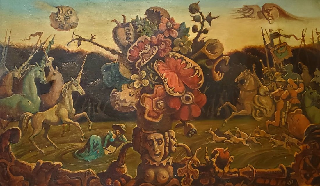 Oil painting An Evening of Recklessness Daniil Litvinov (1 of 6)