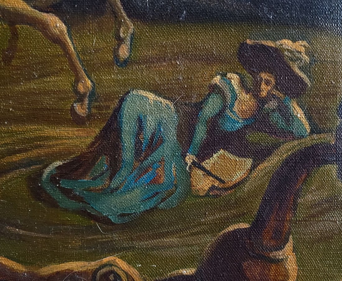 Oil painting An Evening of Recklessness Daniil Litvinov - 5