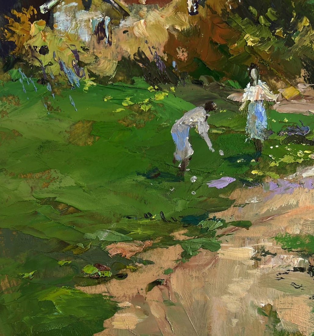 Oil painting Church under a shining sky Yuri Suprunchuk - 7