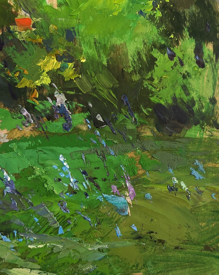 Oil painting Church under a shining sky Yuri Suprunchuk - 8