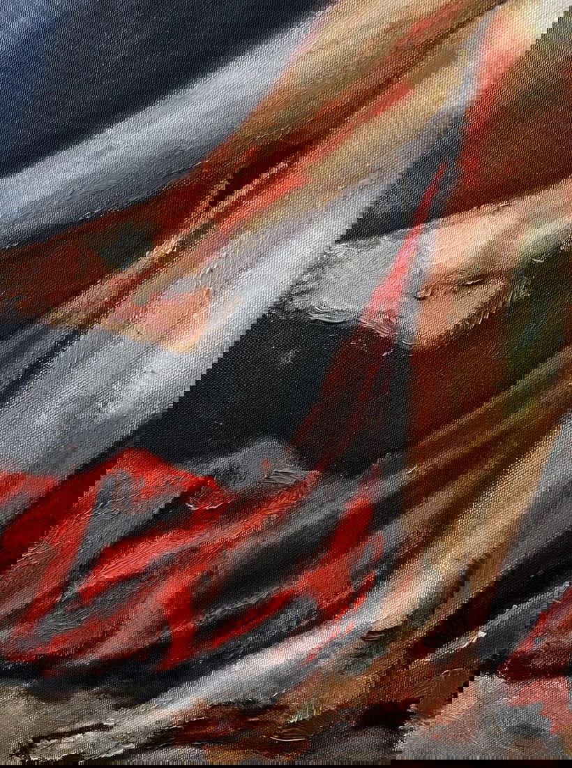 Oil painting A silent portrait of art and soul Oleksandr Gukalov - 10