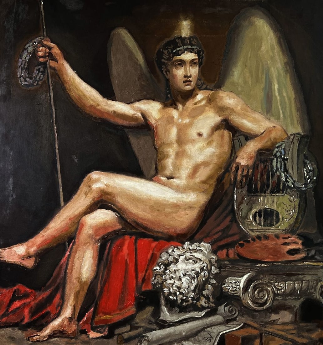 Oil painting A silent portrait of art and soul Oleksandr Gukalov - 3