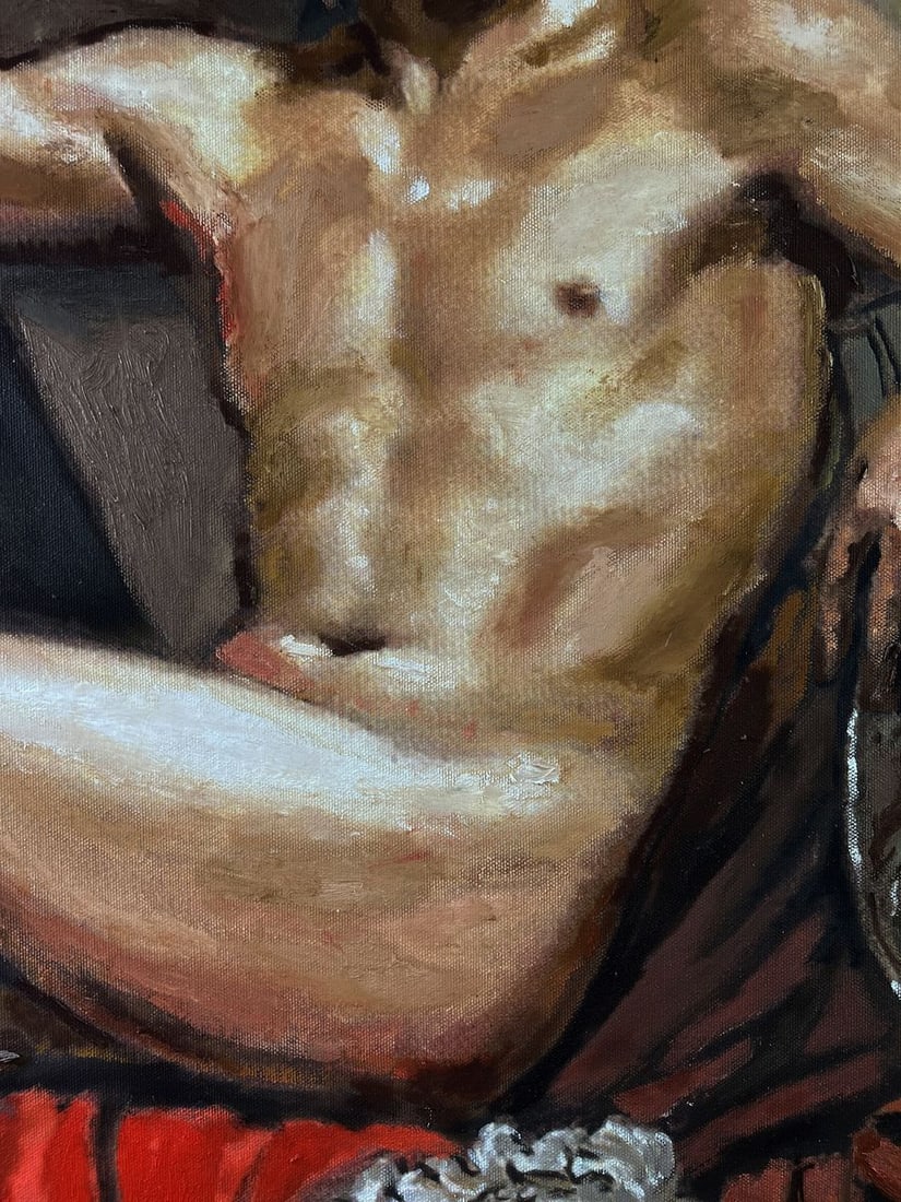 Oil painting A silent portrait of art and soul Oleksandr Gukalov - 6