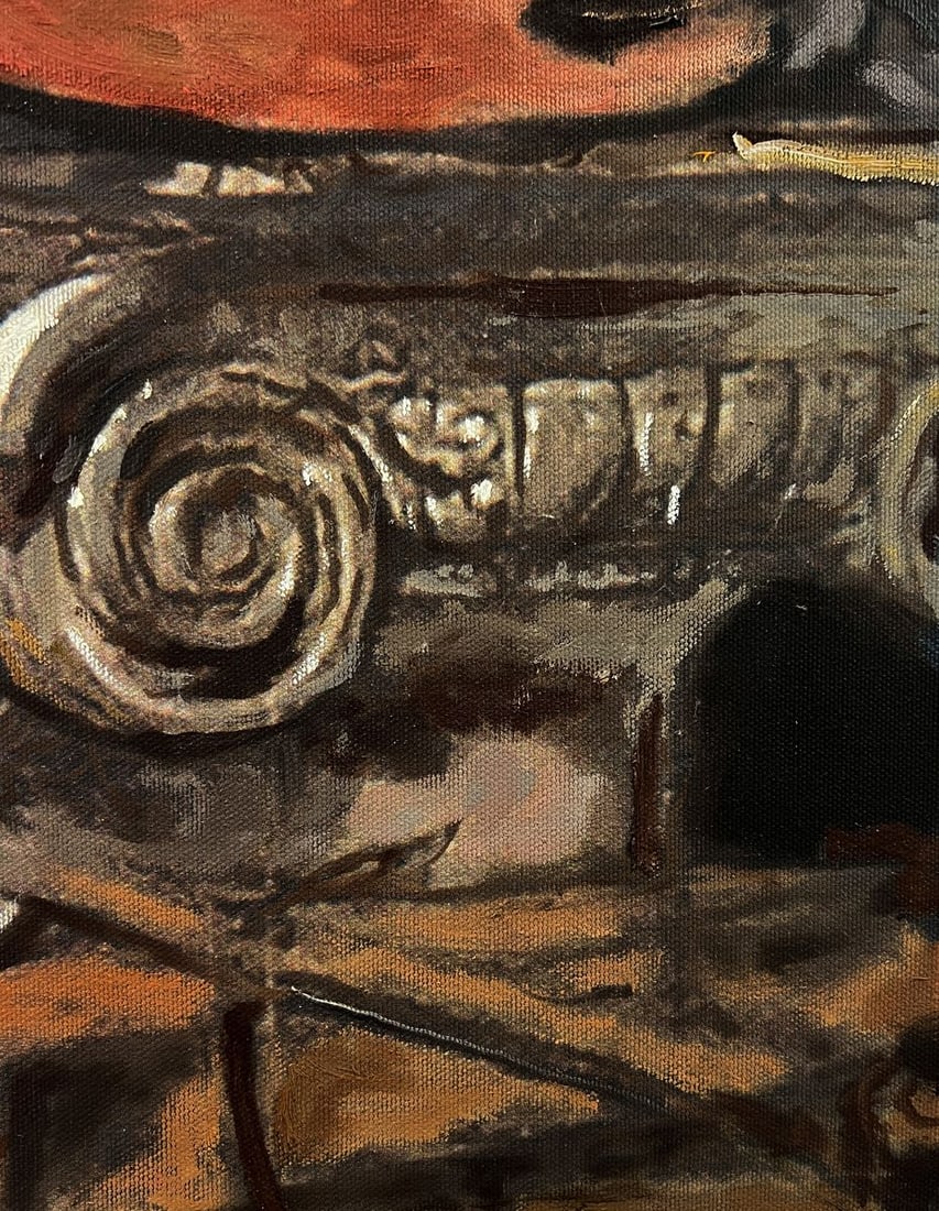 Oil painting A silent portrait of art and soul Oleksandr Gukalov - 8