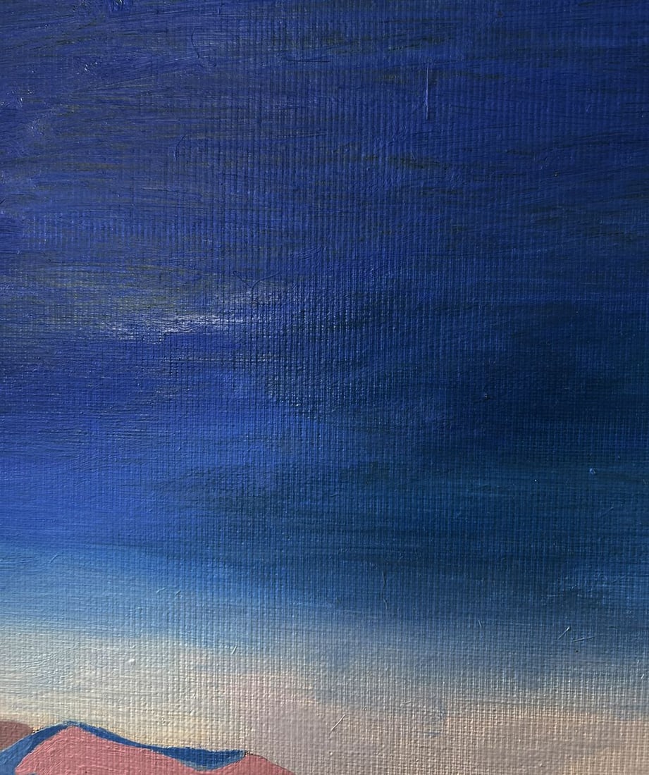 Acrylic painting The radiance that Illuminates heart Oleksandr Gukalov - 10