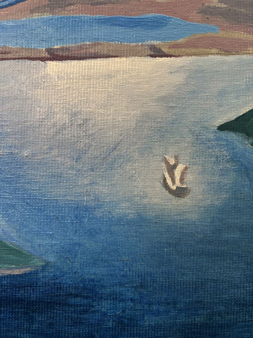 Acrylic painting The radiance that Illuminates heart Oleksandr Gukalov - 6