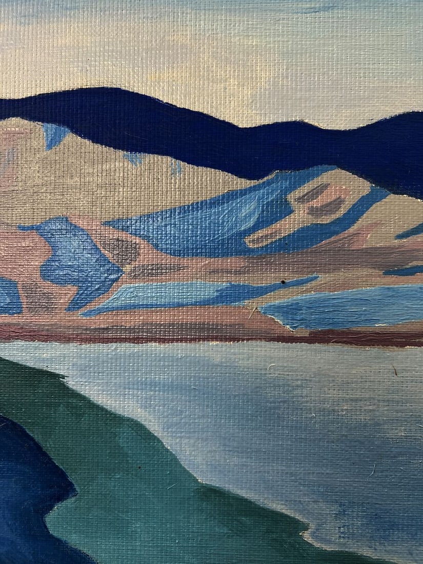 Acrylic painting The radiance that Illuminates heart Oleksandr Gukalov - 8