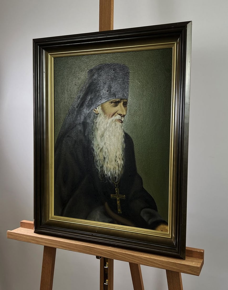 Oil painting Portrait of a priest Oleksandr Gukalov - 2