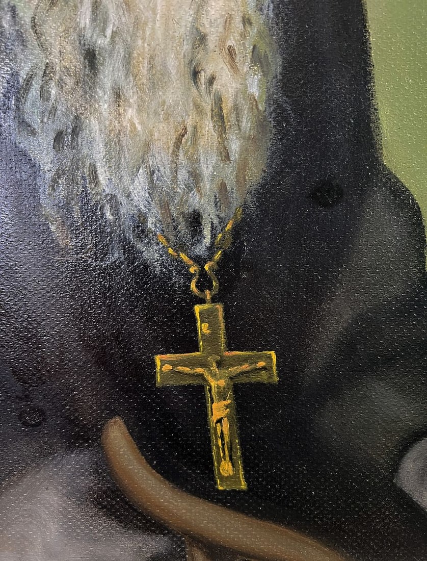 Oil painting Portrait of a priest Oleksandr Gukalov - 6