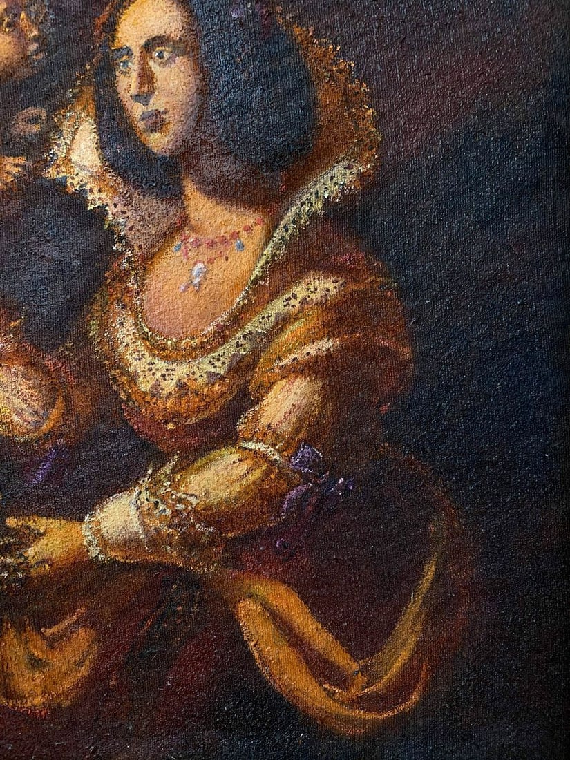 Oil painting 18th century lady Litvinov Oleg Arkad'yevich - 2