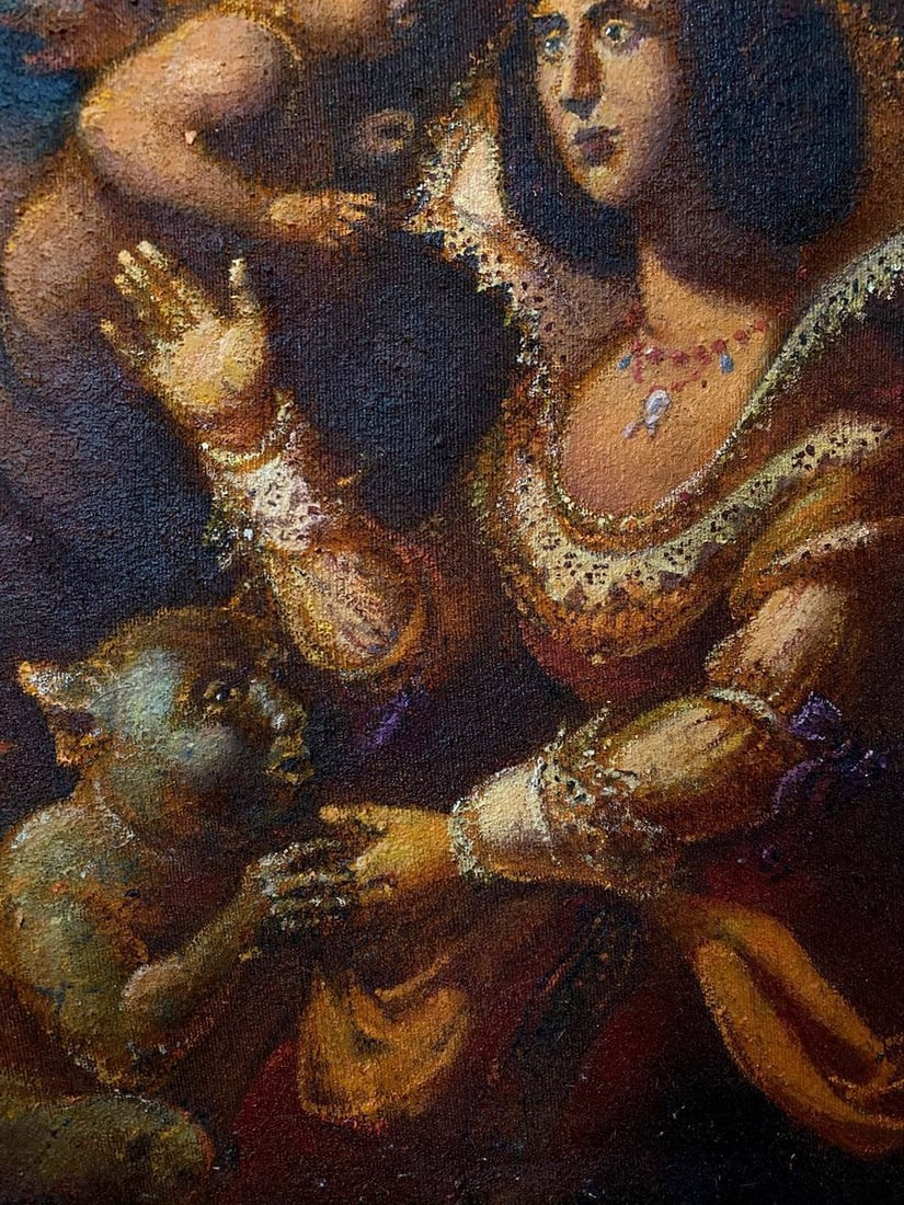 Oil painting 18th century lady Litvinov Oleg Arkad'yevich - 3