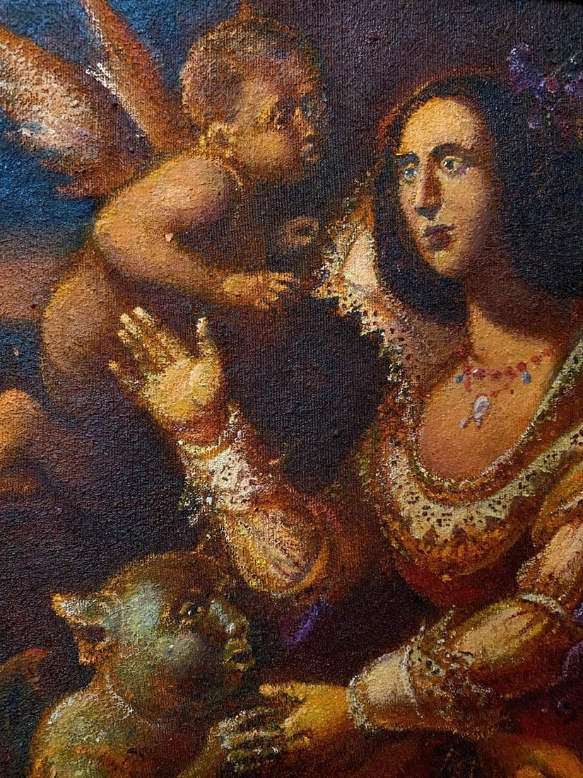 Oil painting 18th century lady Litvinov Oleg Arkad'yevich - 4